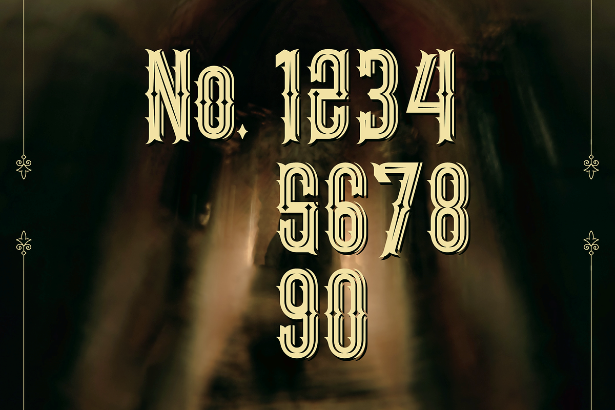 Mangarans | 6 Blackletter Series, a Blackletter Font by RT Studio (Photo 5 of 12)
