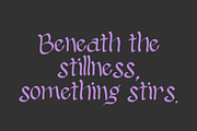 Silent Hollow - A Display Font, a Handwritten Font by Beck McCormick (Thumbnail 4 of 10)