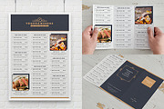 Classy Food Menu 3, a Brochure Template by Luuqas Design (Thumbnail 3 of 5)