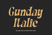 Gunday - Display Serif Font, a Serif Font by Craft Supply Co. (Thumbnail 5 of 12)