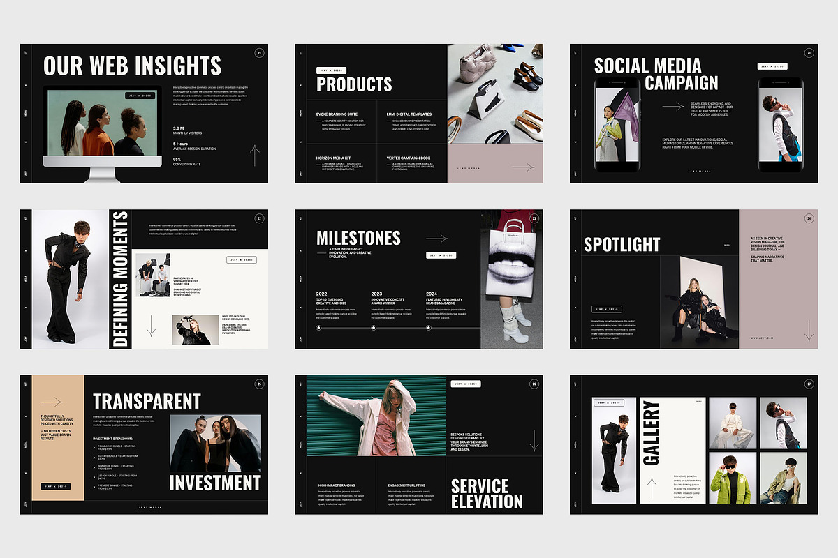 Jexy : Media Kit Google Slides, a Presentation Template by Punkl Camp (Photo 8 of 9)
