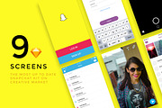 NEW Snapchat UI Kit - inc. Stories, an UI Kit Template by Tony Craig (Thumbnail 2 of 3)