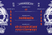 Monkeys Twenty Blackletter, a Blackletter Font by alit design (Thumbnail 14 of 17)