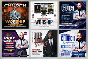 150 Church Flyers Bundle