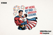 4th of July Father’s Day PNG Bundle, an Object Graphic by GlitterCraft (Thumbnail 38 of 61)