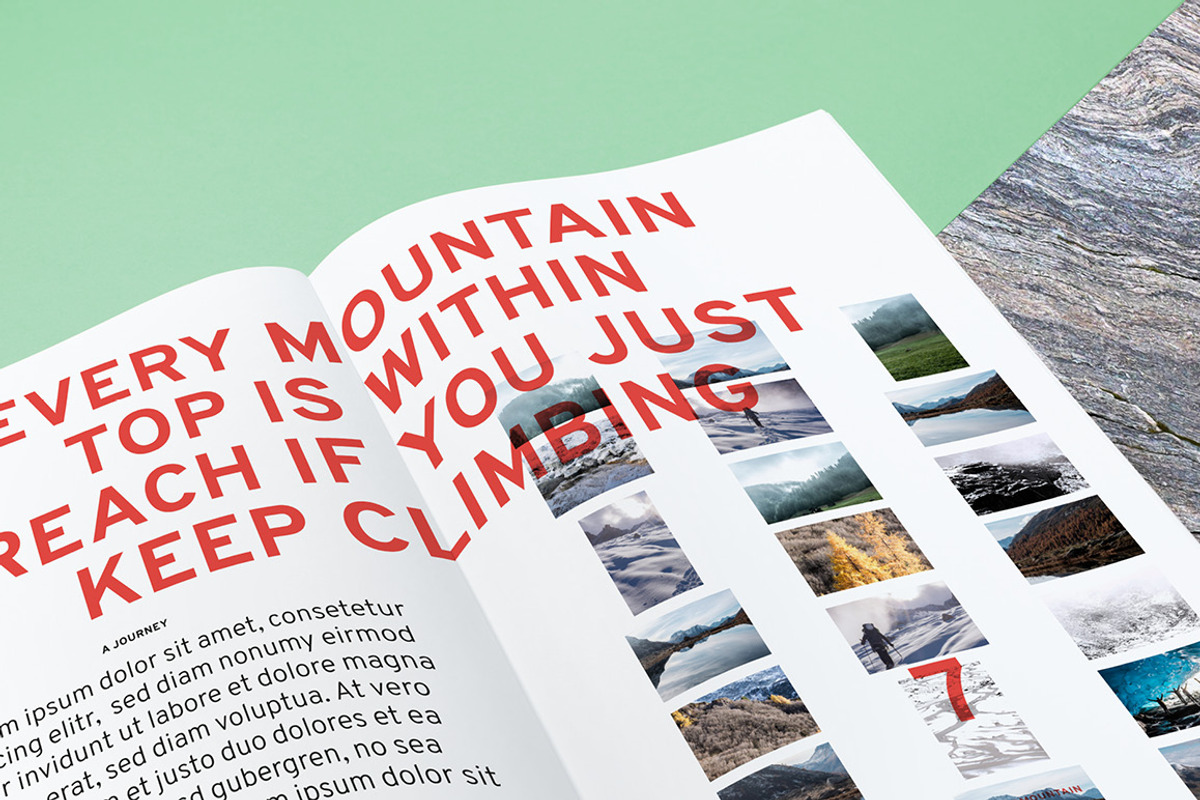 SWISS ALPS Magazin, a Magazine Template by Studio ZACK (Photo 2 of 11)