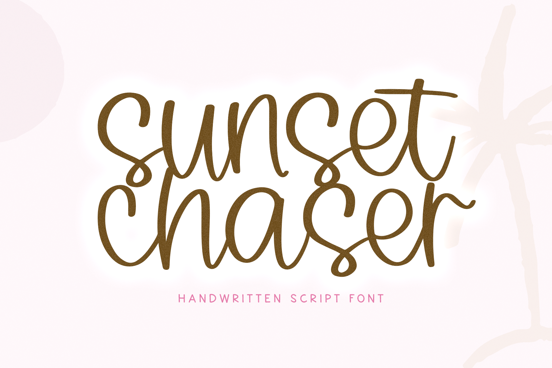 Sunset Chaser | Bouncy Script Font, a Script Font by KA Designs