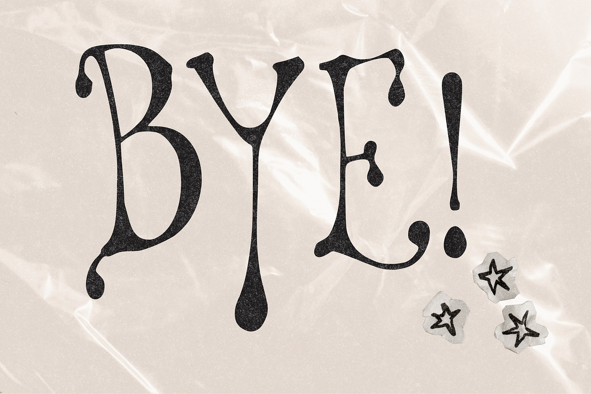 Nightmilk Melting Display Font, a Handwritten Font by The October Creative (Photo 8 of 8)