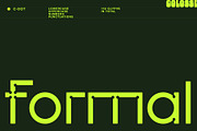 c-dot display typeface, a Sans Serif Font by Colosse Foundry (Thumbnail 5 of 8)
