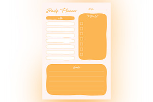 Daily Planner Sheet Design -09