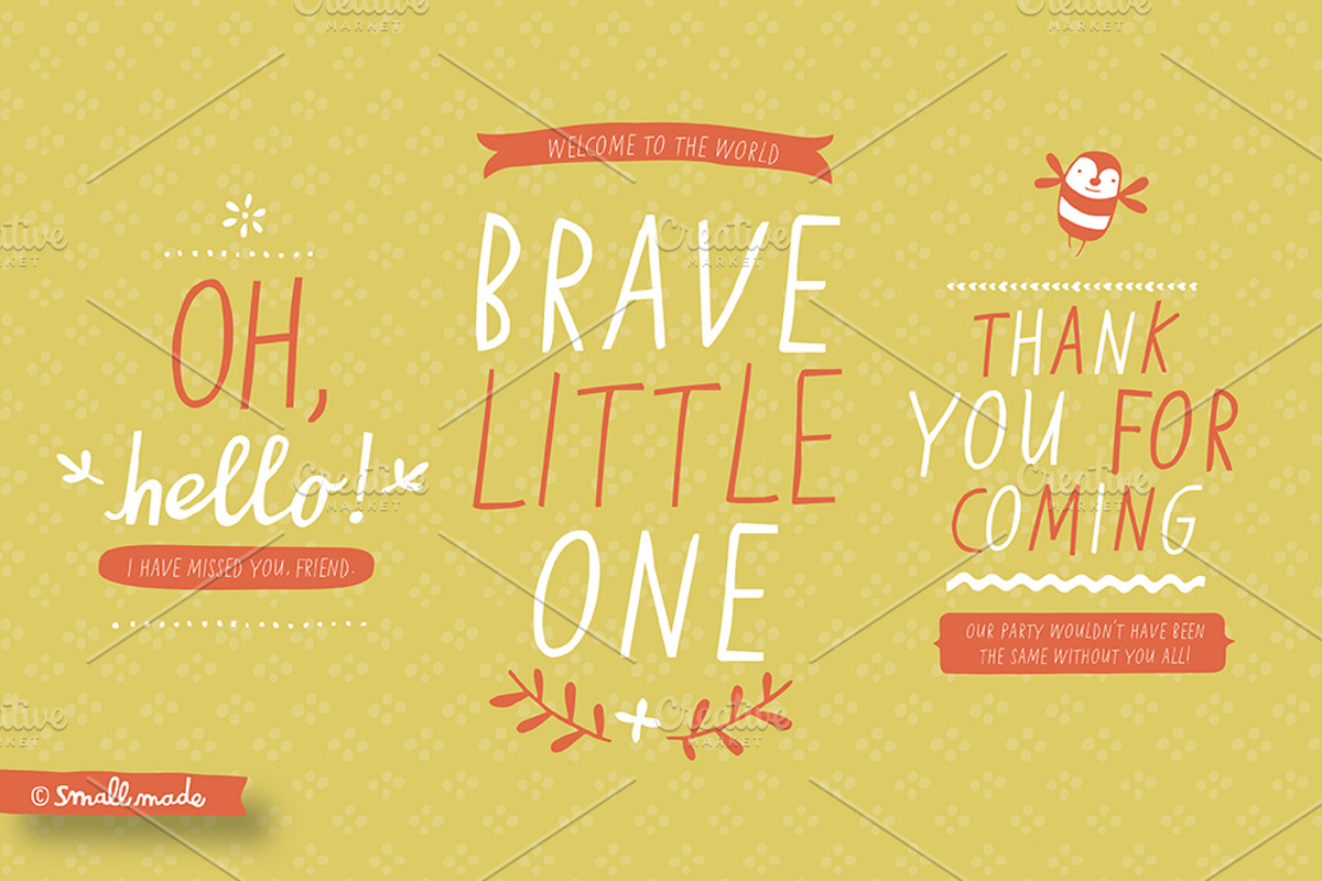 Thank You Kindly (Clipart), an Illustration by Small Made Goods (Photo 4 of 4)