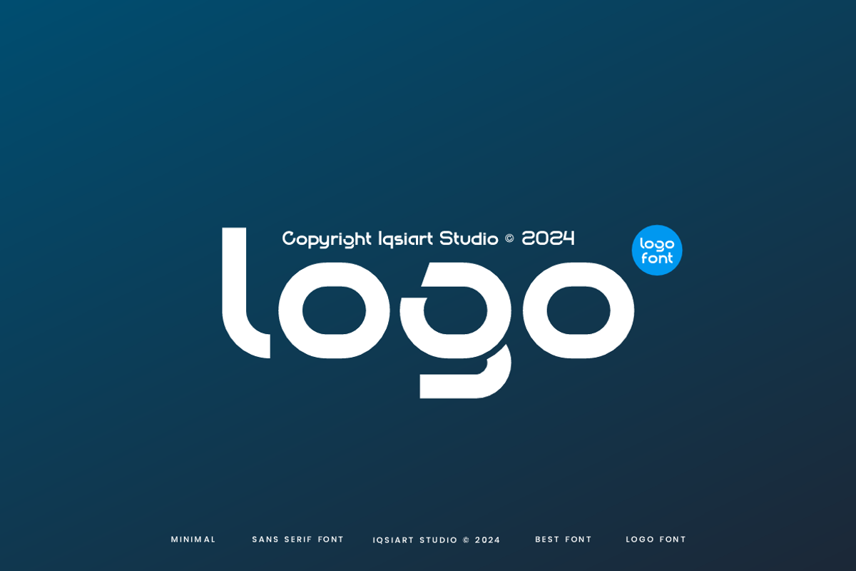 Igrotne - Corporate Logo Font, a Sans Serif Font by Iqsiart Studio (Photo 3 of 11)