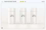 Paper Tube Package Mockup Set 2, a Cups & Container Mockup by Samolevsky (Thumbnail 15 of 17)