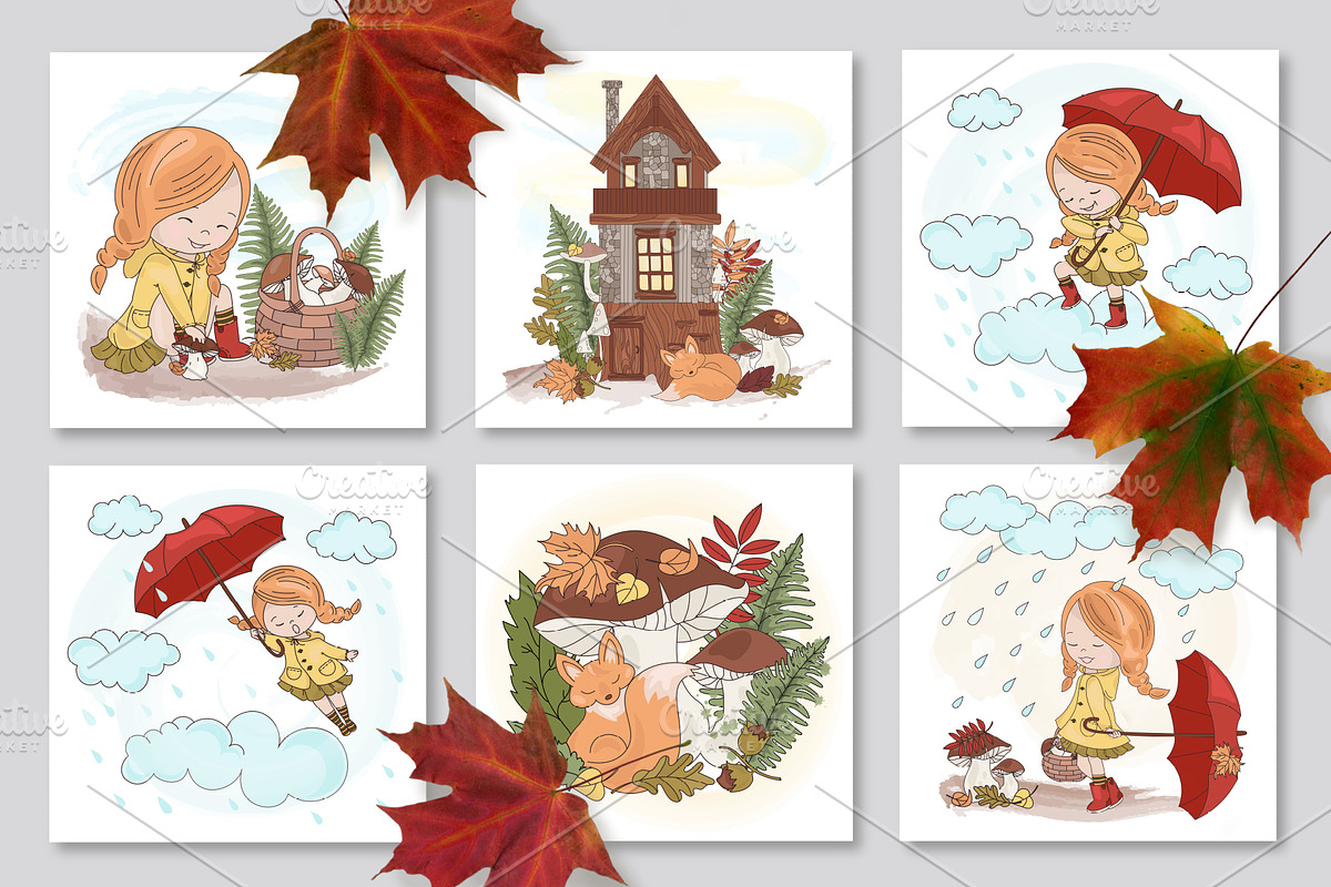 FALL ADVENTURES, an Animal Illustration by FARAWAYKINGDOM (Photo 4 of 11)