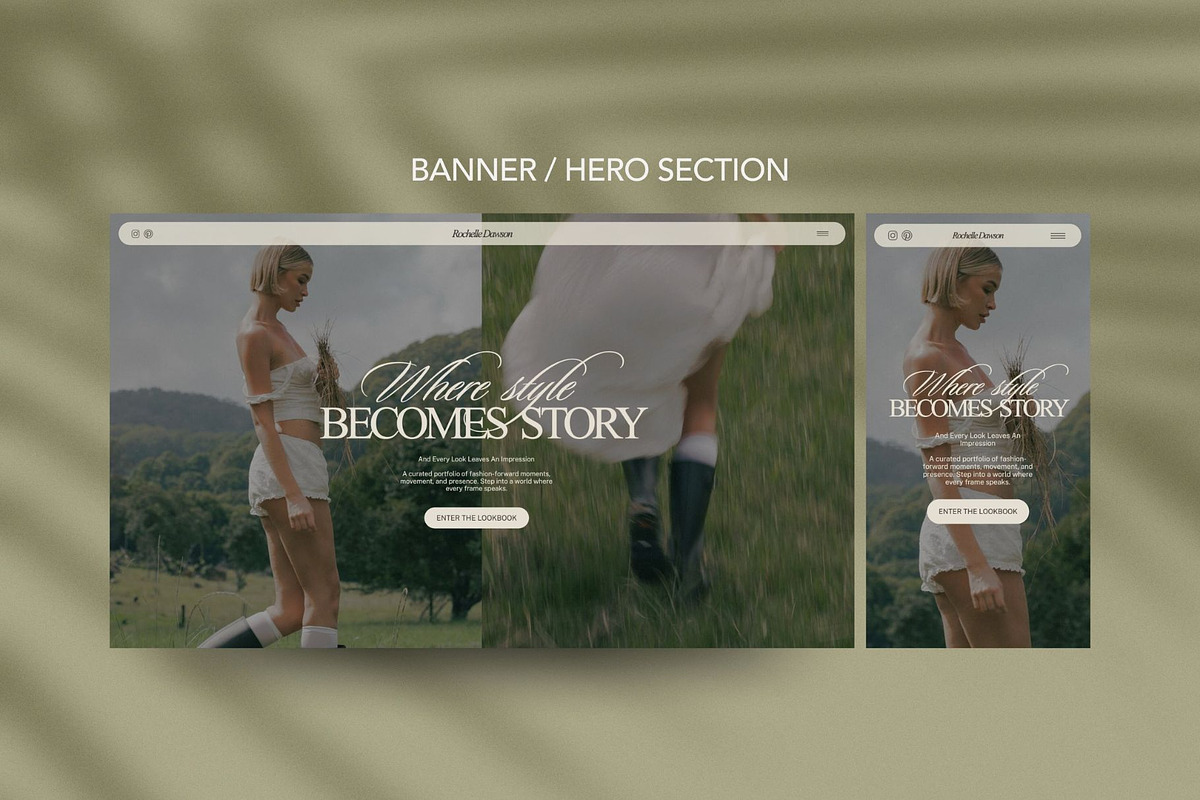 6 Showit Canvas Templates Bundle | Amare creative preview 2