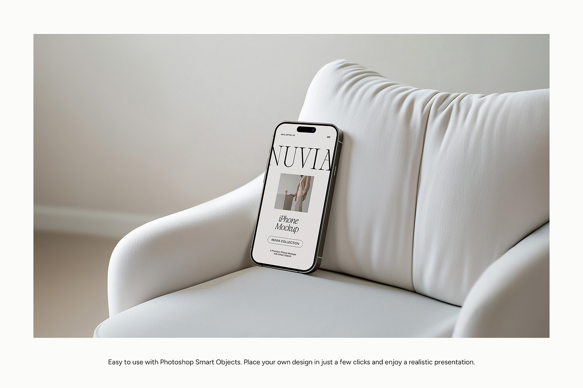 Apple Devices: MacBook, iPhone, iPad, a Device Mockup by Wildfield Studio (Photo 3 of 11)