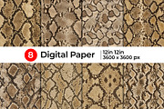 Realistic Python Skin Pattern, a Pattern Graphic by Artonix (Thumbnail 1 of 3)