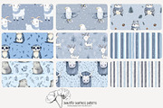 80 winter animals seamless pattern, a Pattern Graphic by Poppy Lane Studio (Thumbnail 2 of 11)