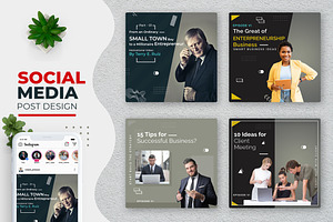 Business Social Media Post Templates