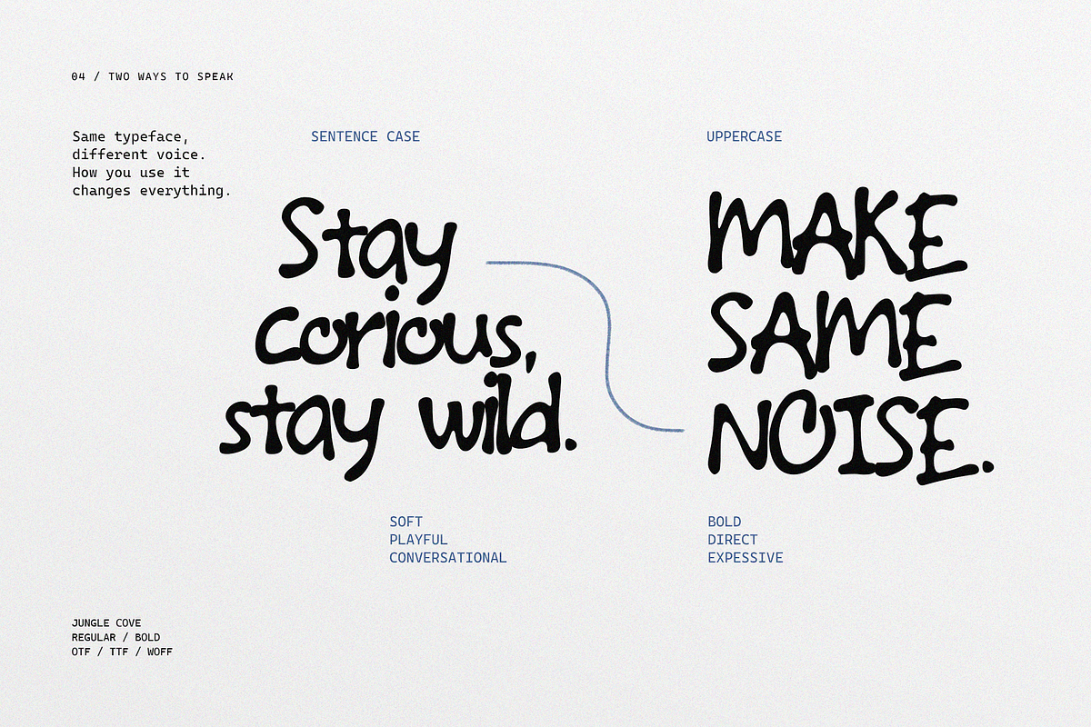 Jungle Cove – Handwritten Font, a Handwritten Font by Hasbi Creative (Photo 4 of 12)