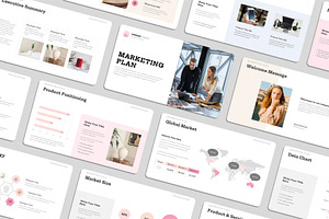Marketing Plan PowerPoint Template, a Presentation Template by Design Vault