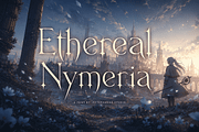 Ethereal Nymeria Font, a Blackletter Font by Letterhanna Studio (Thumbnail 1 of 9)
