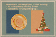 Happy Holidays set: retro edition, a Decorative Illustration by Paper Cherry (Thumbnail 8 of 21)
