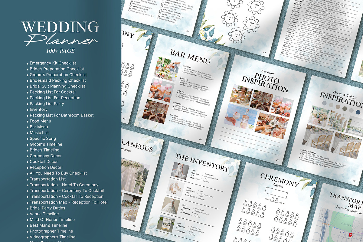 Modern Wedding Planner Template, a Presentation Template by SKY CREATION (Photo 2 of 6)