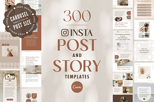 Instagram Post Story Template Shadow