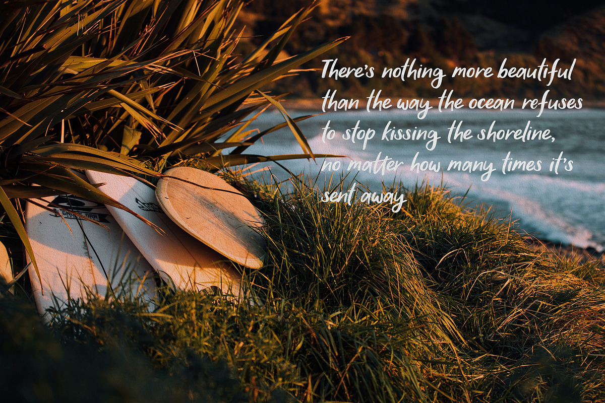 Salty Soul handwritten font sea, a Handwritten Font by Yuliya Derbisheva (Photo 14 of 15)
