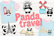 Panda Travel, an Animal Illustration by My Sweet Dreams (Thumbnail 1 of 5)