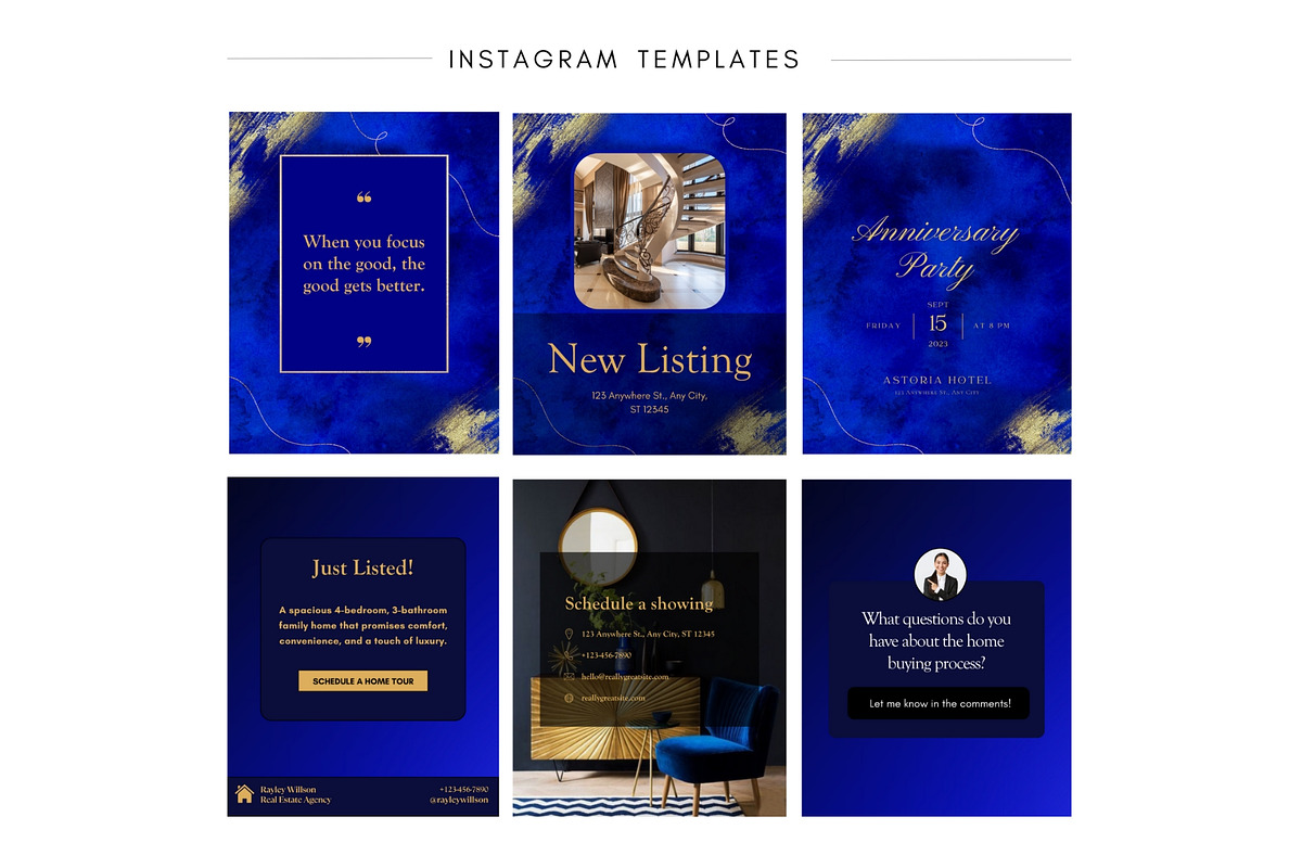 Real Estate Branding Kit Canva, a Branding & Logo Template by CopertiniStudio (Photo 5 of 6)