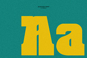 Justock Font - Black Slab, a Slab Serif Font by giemons™ (Thumbnail 7 of 9)