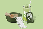 Matcha Branding Mockup, a Merchandise Mockup by Unerispace (Thumbnail 2 of 5)