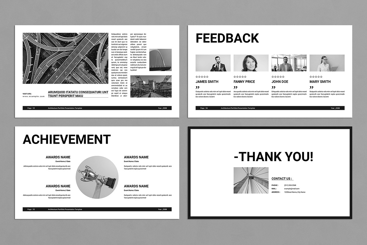 Architecture Portfolio Presentation, a Presentation Template by E-Type (Photo 5 of 5)