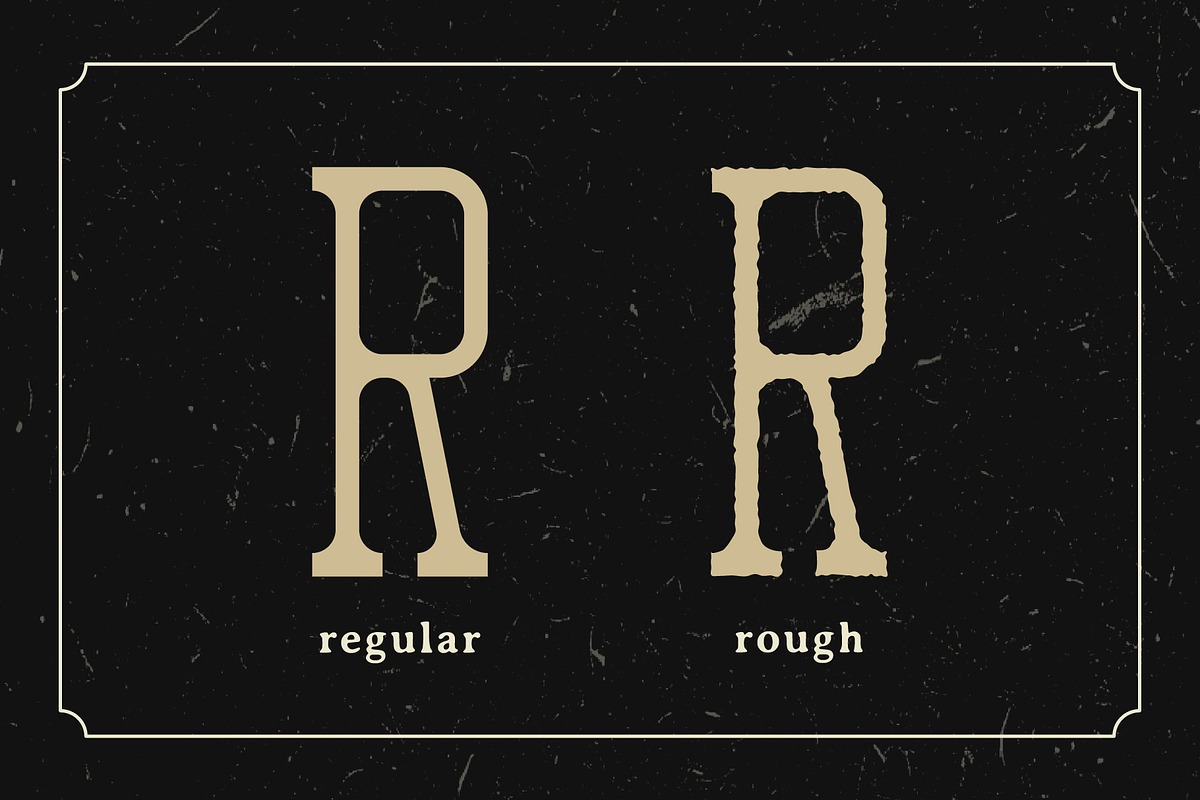 Rustica Slab Font preview 2