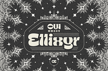 Oui Ellixyr Psychedelic Display Font