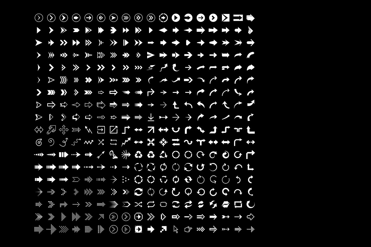 324 Arrow Icons, an Outline Icon by karnofff (Photo 4 of 9)