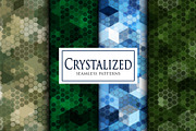 Crystalized hexagonal camouflage, a Pattern Graphic by ArchonDigitalShop (Thumbnail 3 of 6)