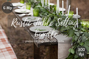 Rustic table setting Bundle, a Food & Drink Photo by Marine Girl shop (Thumbnail 3 of 6)