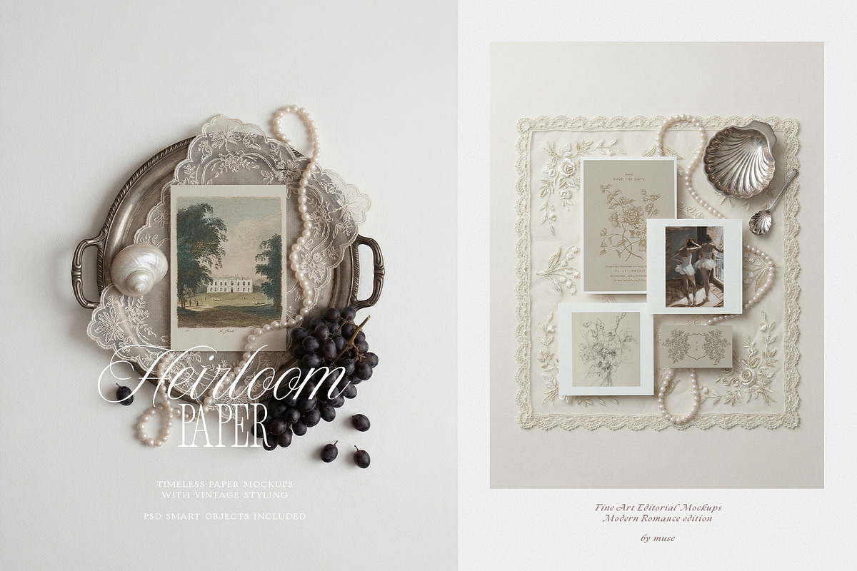 Heirloom Paper Fine Art Mockups, a Product Mockup by Muse Mockups (Photo 10 of 16)