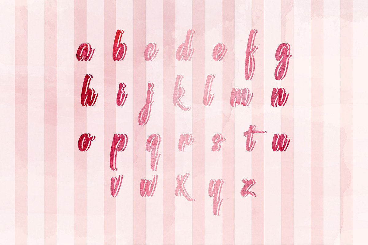 Melania - Beautiful Script preview 6