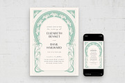 Vintage Wedding Invitation Template, an Invitation Template by BrandPacks (Thumbnail 3 of 6)