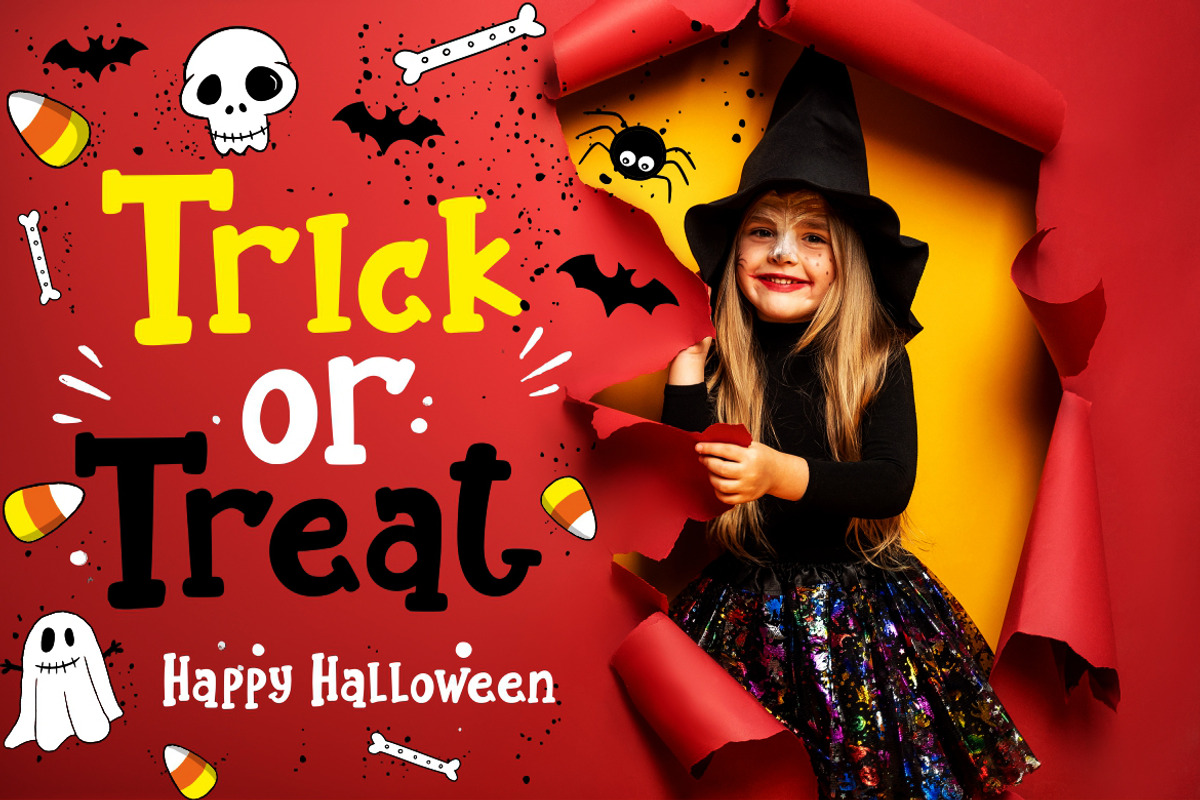 Pumkins Halloween Advertisement Font preview 2