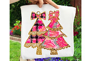 Coquette Christmas Tree Clipart, an Illustration by OK Design (Thumbnail 5 of 6)