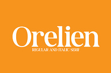 Orelien | Elegant Italic Serif