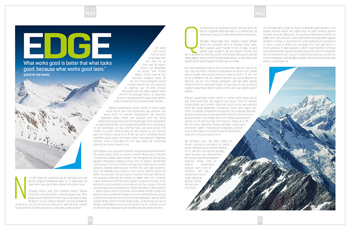 Magazine Template InDesign 08, a Magazine Template by Love Graphic Design (Photo 19 of 29)