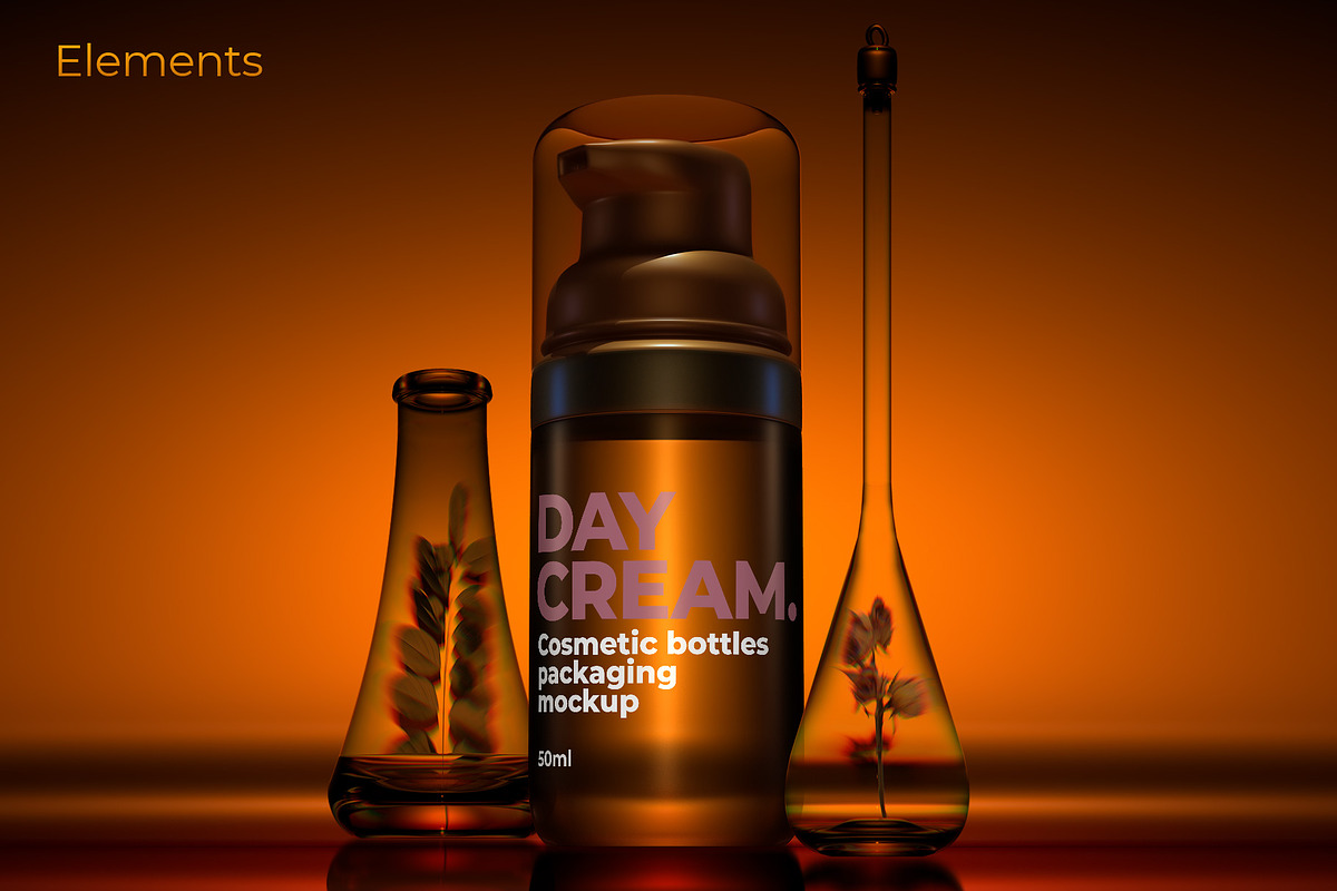 Dark Amber Cosmetics Scene Creator, a Product Mockup by Vasily Kulinich (Photo 6 of 14)