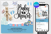 7 Baby Shower Flyer Bulndle | Canva, a Graphic by graphicforest (Thumbnail 3 of 9)