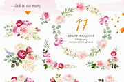 Gold & watercolor collection, a Texture Illustration by Elegantia (Thumbnail 8 of 13)